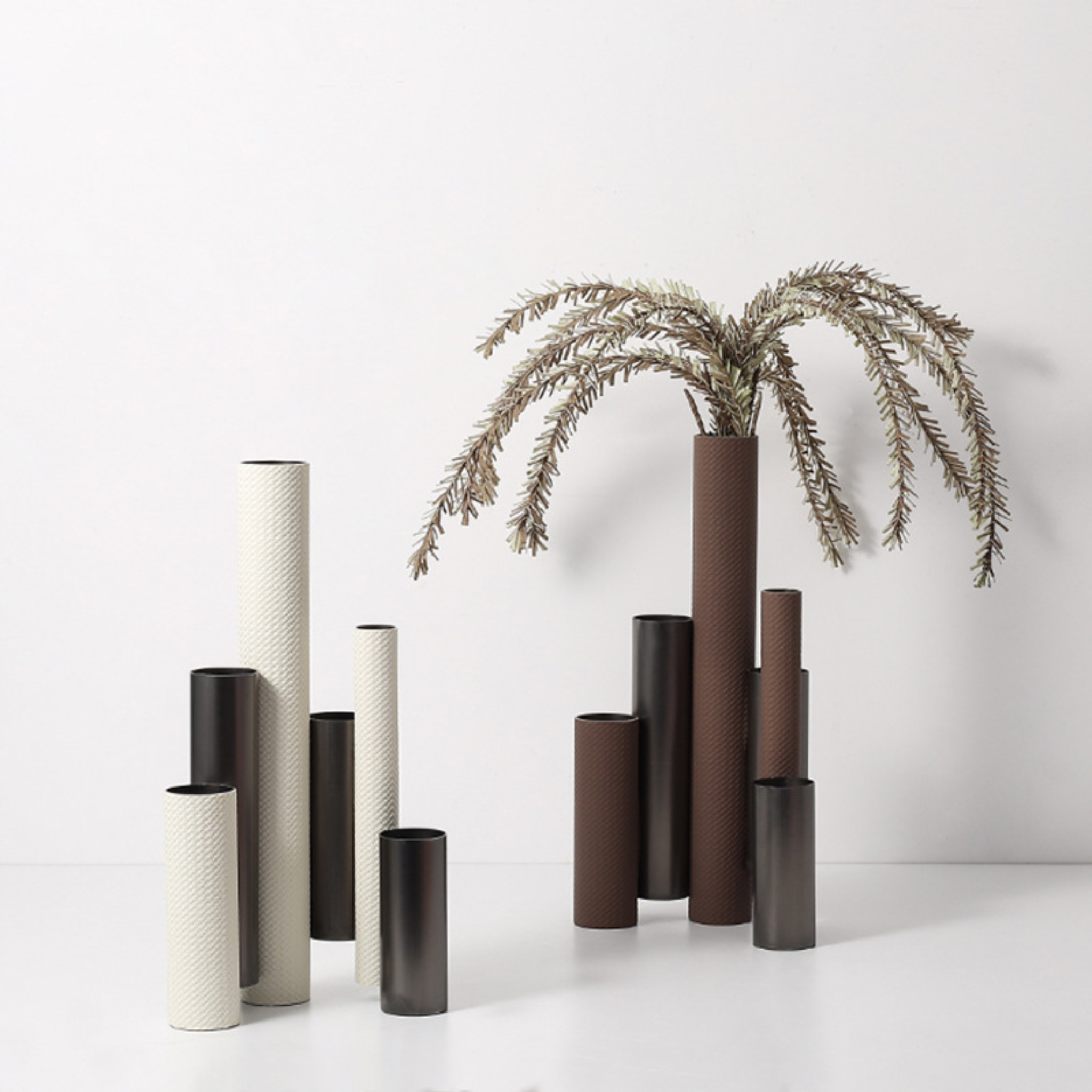 Tube vase coffee